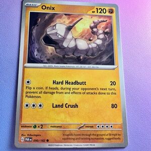 onix - 090/182 (common) — pokemon: paradox rift